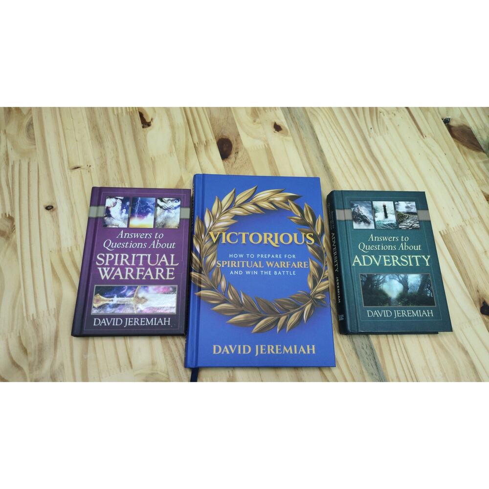 Dr. David Jeremiah Spiritual Warfare Book Lot of 3